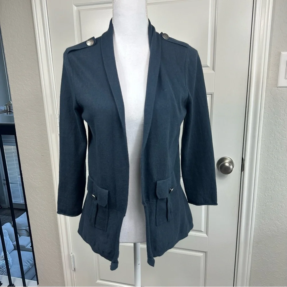 Banana Republic Women’s Classic Captains Style 10% Angora Rabbit Hair Cardigan M